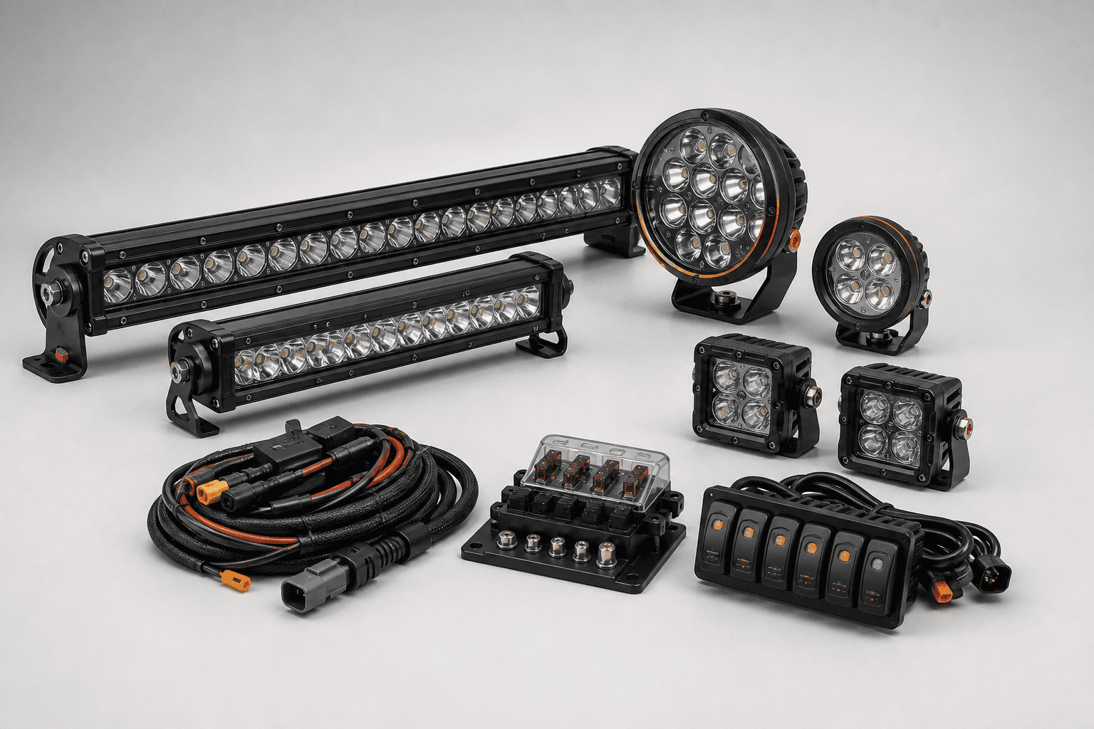 Lighting 4x4 equipment