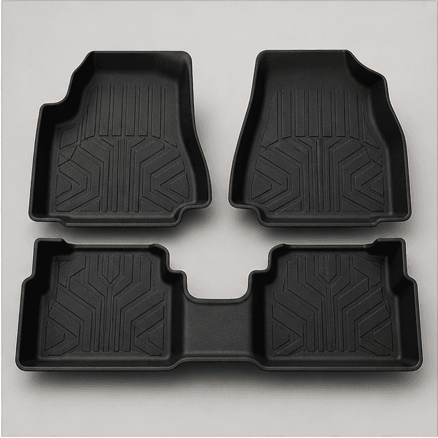 All-weather floor liner set