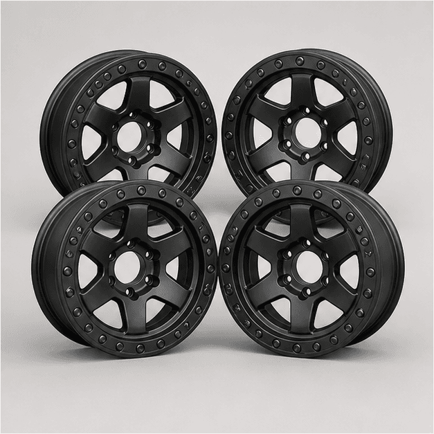 Trail-lock wheel set