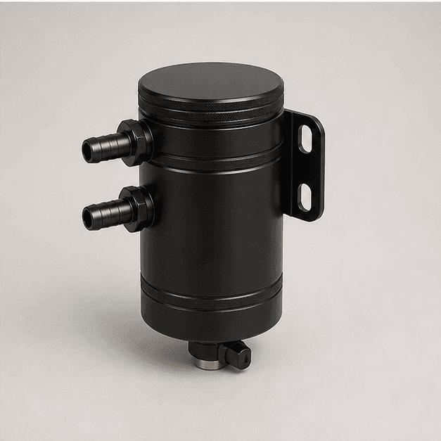 Baffled oil catch can