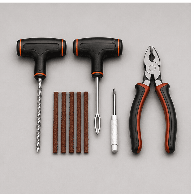 Workshop tyre repair kit
