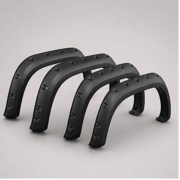 Wide fender flare set